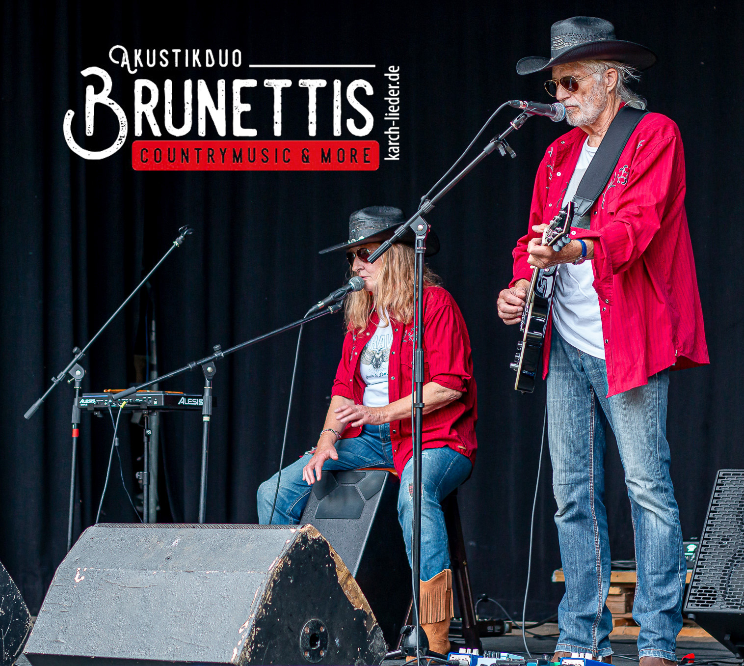 Akustikduo Brunettis – Country und Rock